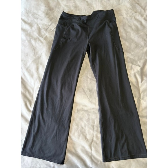 Heathyoga Pants - Heathyoga Black Flare Yoga Pants with Pockets Womens XXL Bootcut Activewear